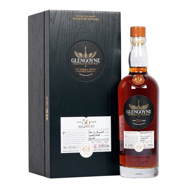 格蘭哥尼36年家族單桶麥芽單一威士忌威士忌Glengoyne 36 Year Old Russell Family Cask Single Malt Scotch Whisky