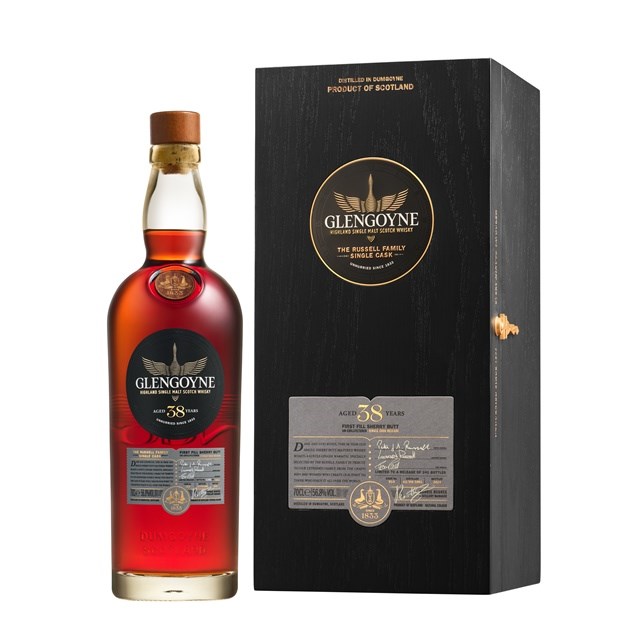 格蘭哥尼38年家族單桶麥芽單一威士忌威士忌Glengoyne 38 Year Old Russell Family Cask Single Malt Scotch Whisky
