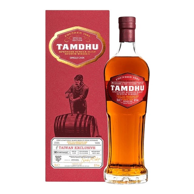 坦杜 2008年美洲橡木雪莉單桶 NO.5409 台灣限定版 Tamdhu First Fill American Oak Oloroso Sherry Butt Single Cask Vintage 2008 No.5409 Taiwan Exclusive