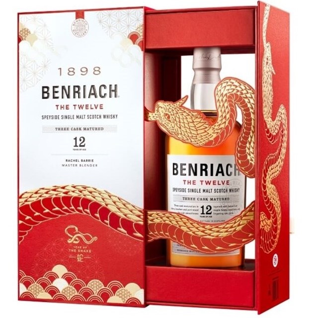 班瑞克12年經典單一麥芽威士忌2025蛇年限定 Benriach 12yo three cask Single Malt whisky