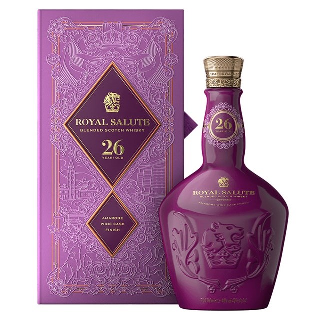 皇家禮炮 26年王者品桶系列第二代阿瑪羅尼紅酒桶Royal Salute 26Y Amarone Wine Cask Finish