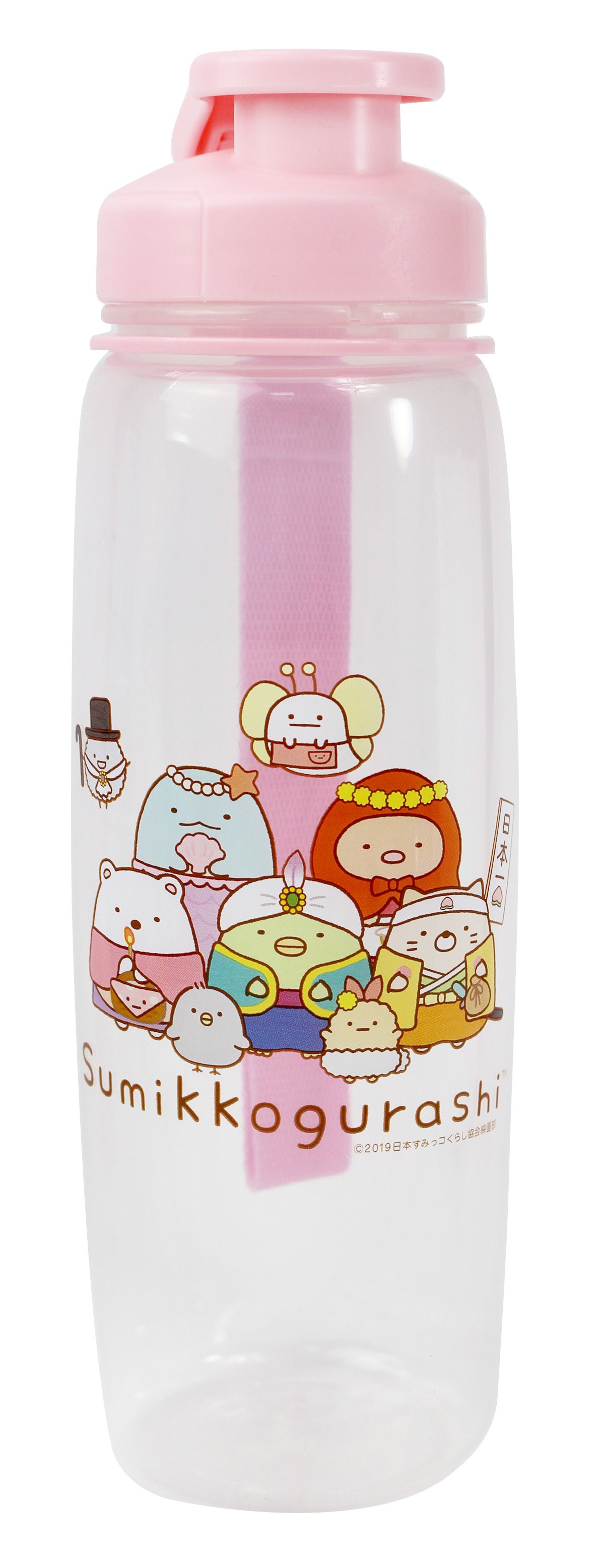 台灣製  敦景   Sumikko Gurashi角落生物-小夥伴   SM54361 吊帶式 PP 水壺   500ml