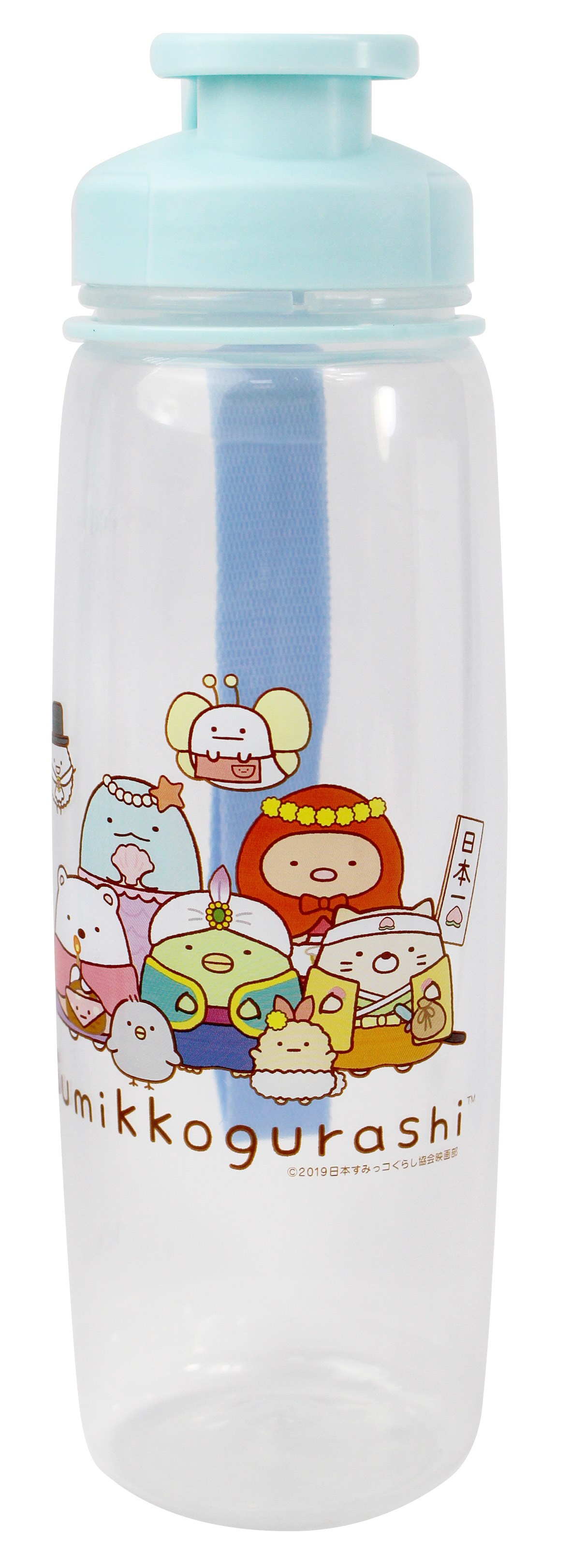 台灣製  敦景   Sumikko Gurashi角落生物-小夥伴   SM54361 吊帶式 PP 水壺   500ml