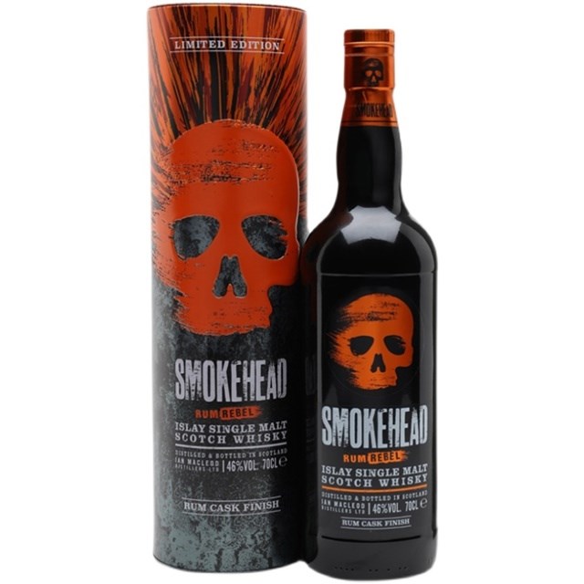 蘇魔克黃金蘭姆單一純麥威士忌 SMOKEHEAD RUM REBEL ISLAY SINGLE MALT SCOTCH WHISKY