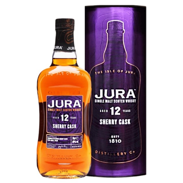 吉拉雪莉12年單一麥芽威士忌 JURA 12YO SHERRY CASK SINGLE MALT SCOTCH WHISKY