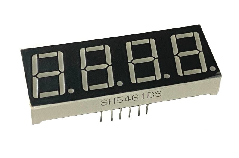 0.56"  4個8  共陽 七段顯示器