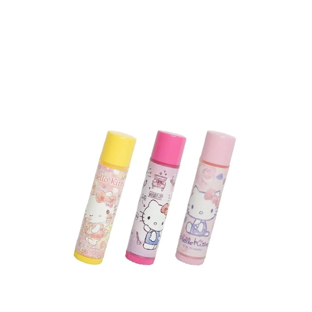 三麗鷗 Hello kitty 凱蒂貓  .  KIKI  LALA 雙子星   護唇膏 4g  