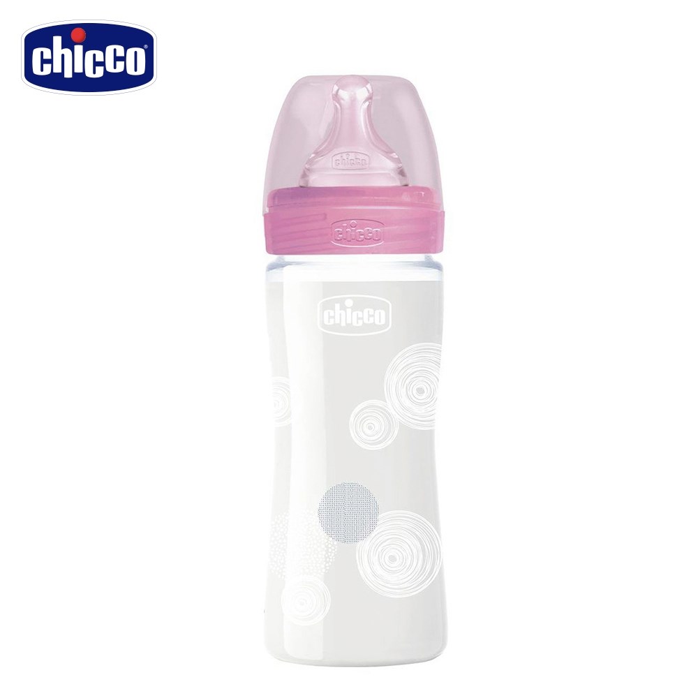 chicco 舒適哺乳-防脹氣玻璃奶瓶