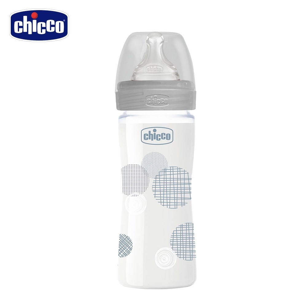 chicco 舒適哺乳-防脹氣玻璃奶瓶