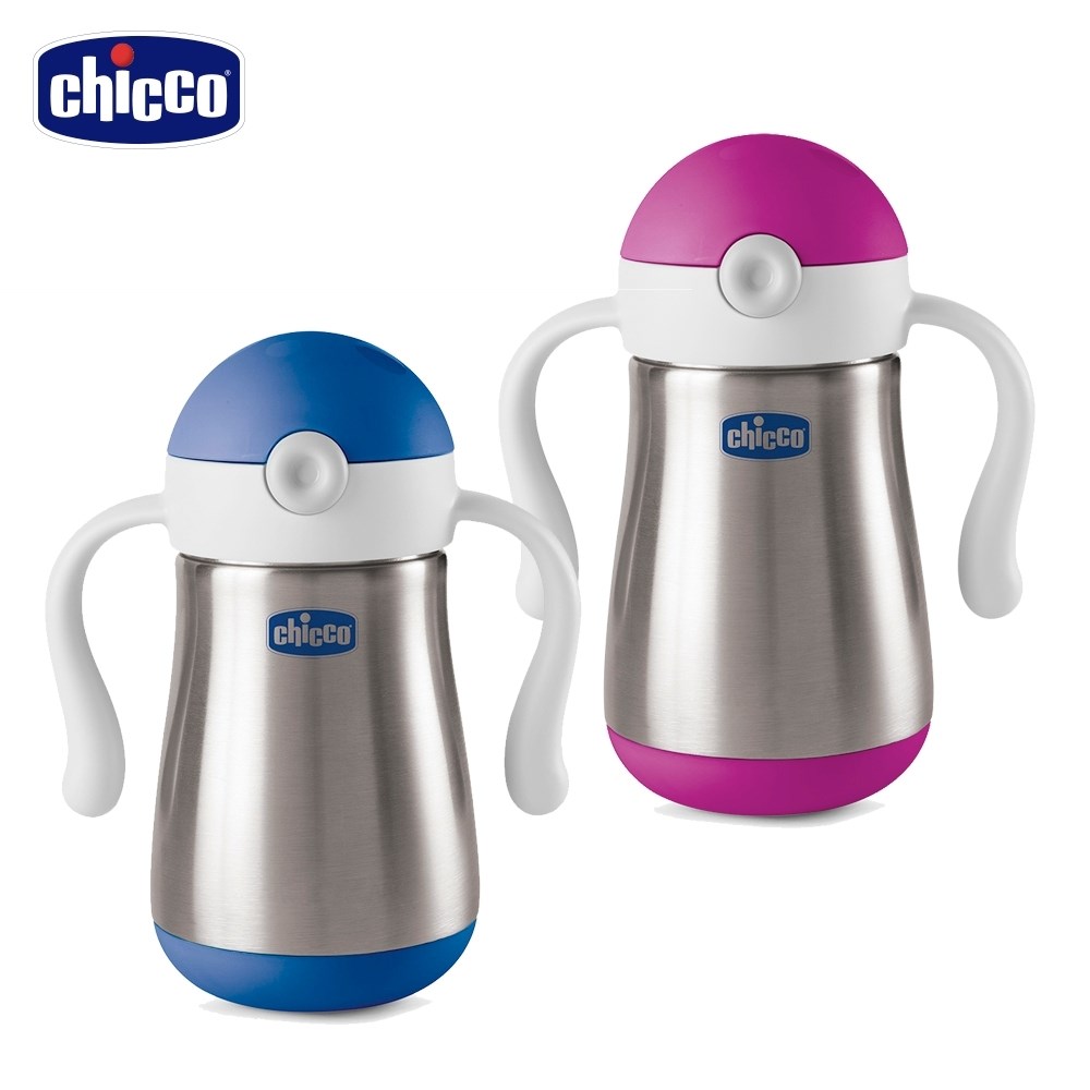 chicco 不鏽鋼吸管練習杯