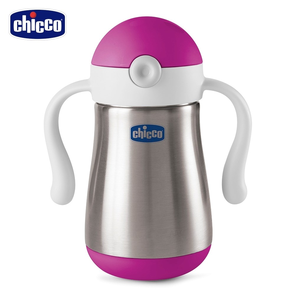 chicco 不鏽鋼吸管練習杯
