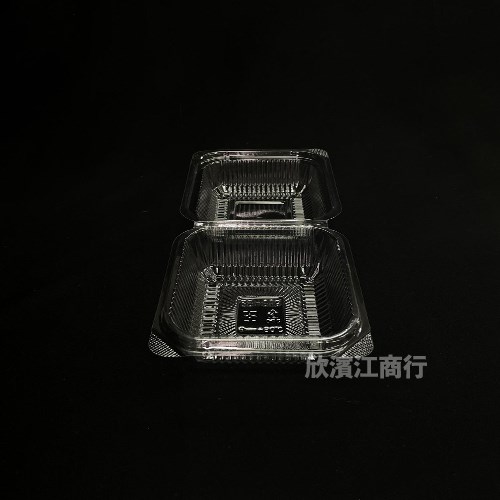 【OPS】漢堡盒 L019  透明自扣式