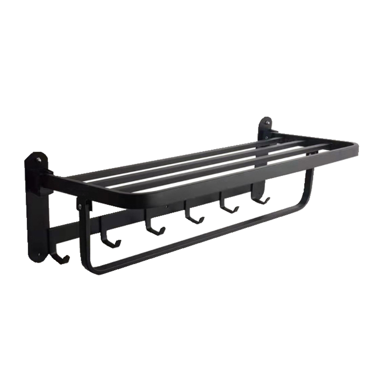 不鏽鋼五鉤摺疊衣物架