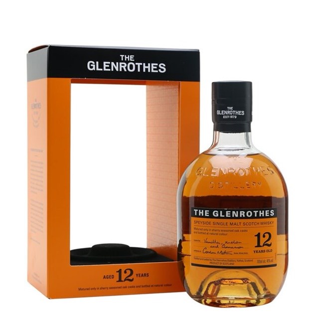 格蘭露思 12年單一純麥威士忌 GLENROTHES 12 YEAR OLD SPEYSIDE SINGLE MALT SCOTCH WHISKY
