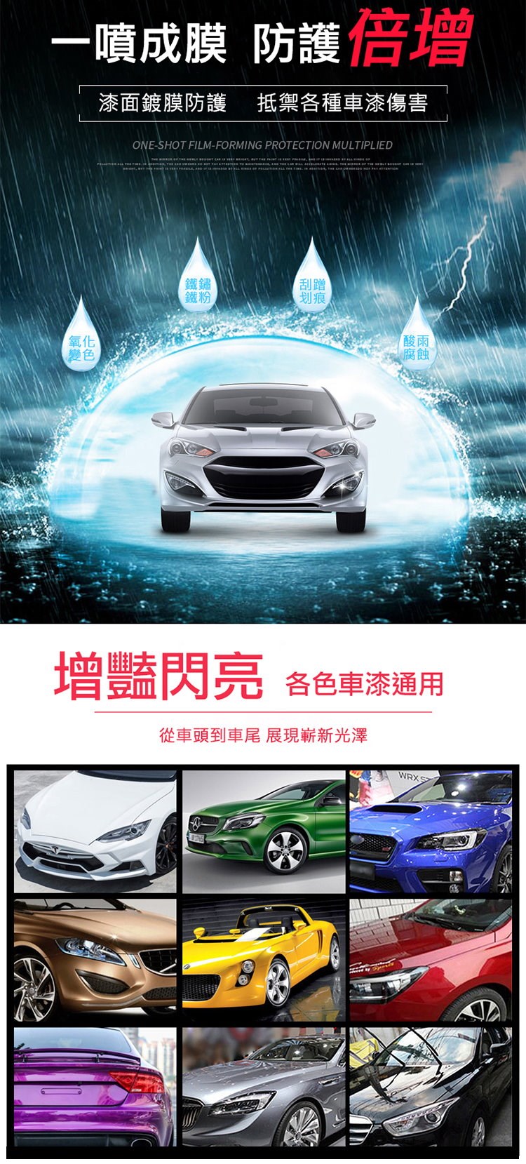 快速奈米鍍膜水蠟