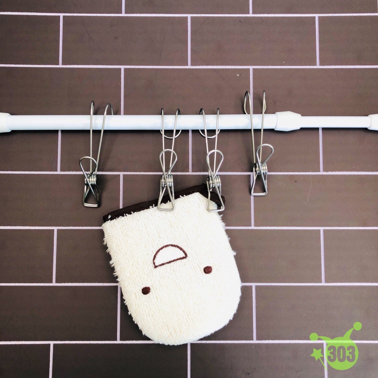 0963 掛式不鏽鋼夾-4P   4968951209636