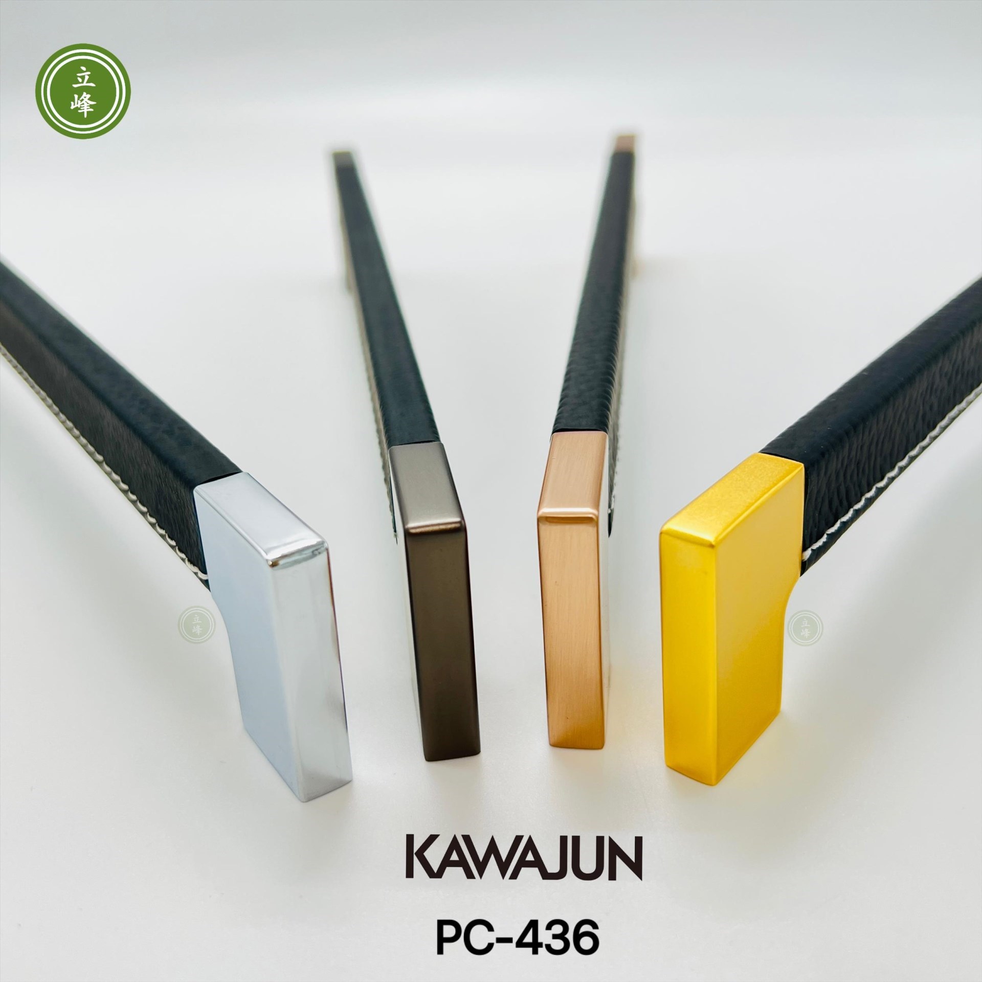 KAWAJUN PC-436【拉絲玫瑰金+黑皮革】 