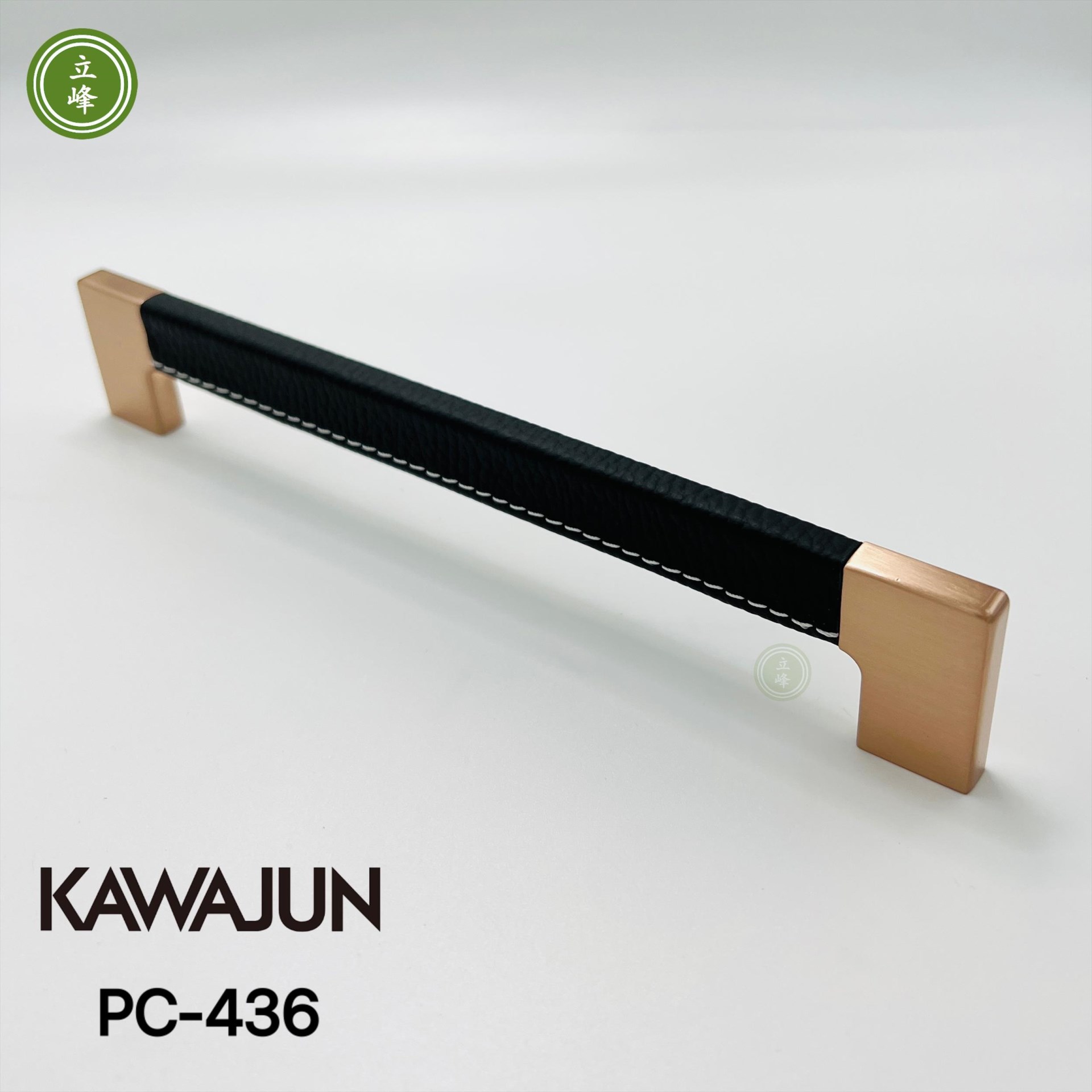 KAWAJUN PC-436【拉絲玫瑰金+黑皮革】 