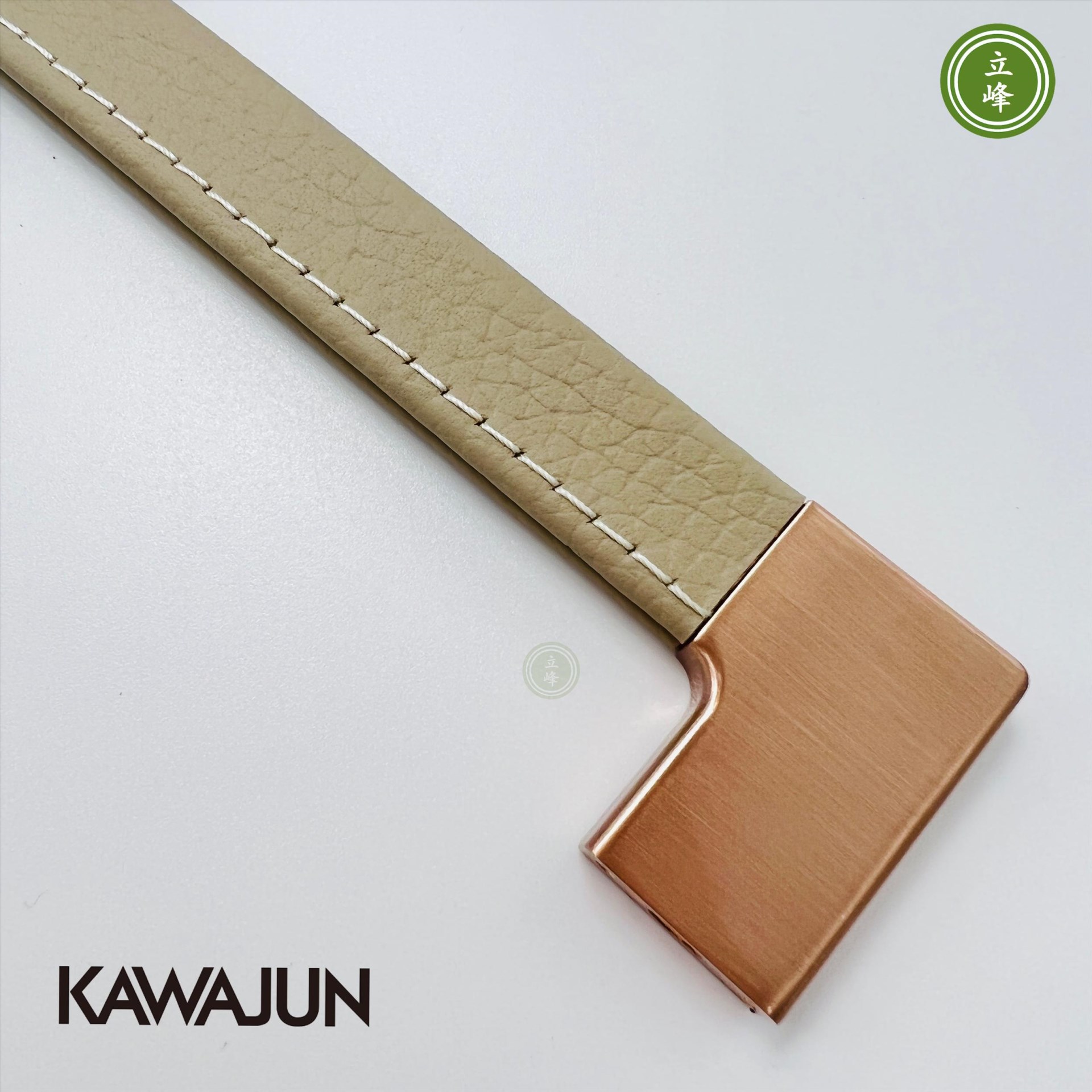 KAWAJUN PC-436【拉絲玫瑰金+灰皮革】 