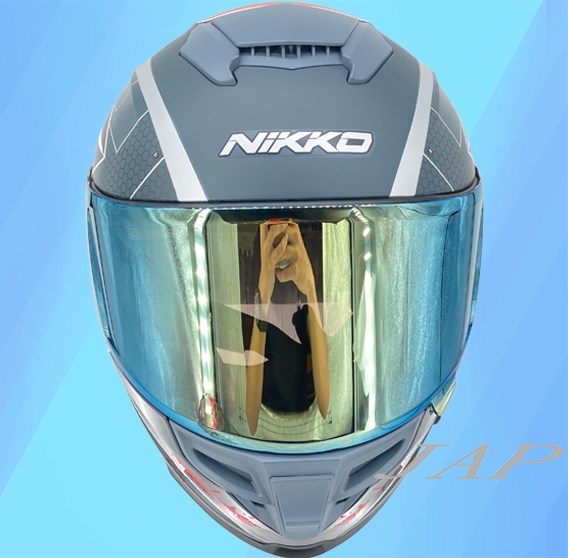 《遠古騎士》NIKKO N-806 806 全罩帽專用 電鍍