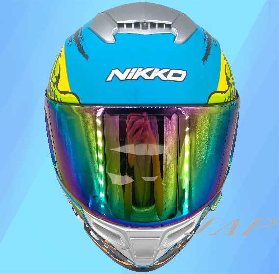 《遠古騎士》NIKKO N-806 806 全罩帽專用 電鍍