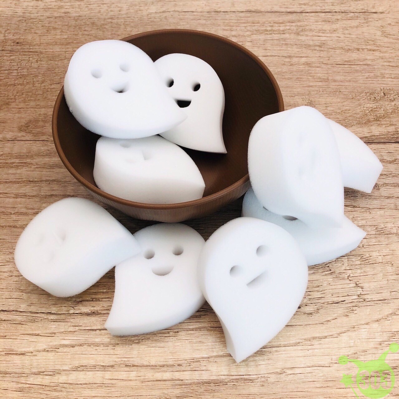 238816 免清潔劑科技海綿-幽靈9P