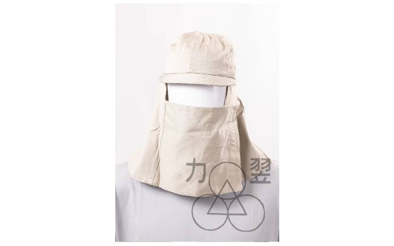 純棉卡其布包臉帽