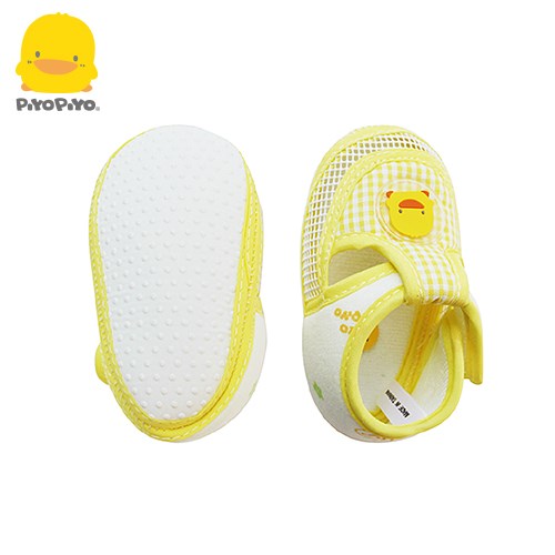 黃色小鴨《PiyoPiyo》網狀嬰兒學步涼鞋