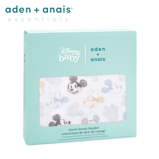 Aden & Anais 迪士尼經典四層紗小厚毯(米奇米妮)