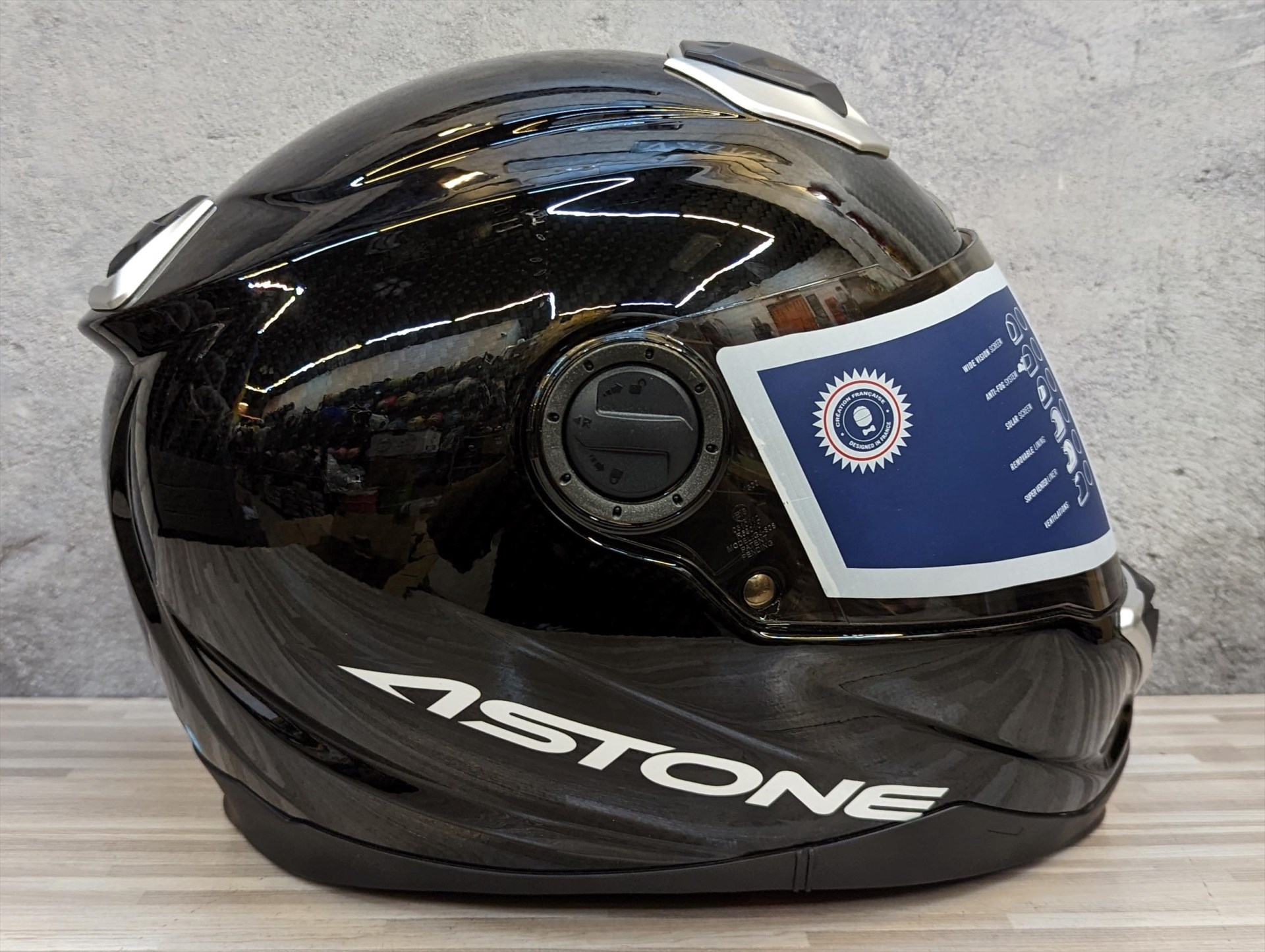 《遠古騎士》ASTONE GT1000F 透明碳纖 雙鏡片雙D扣全罩安全帽