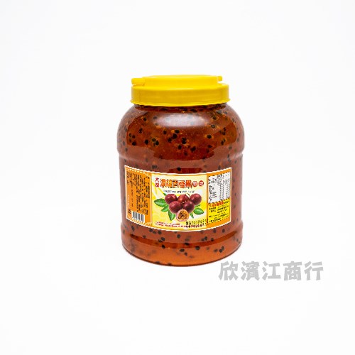 【大湖】濃糖百香果醬-顆粒-4公斤