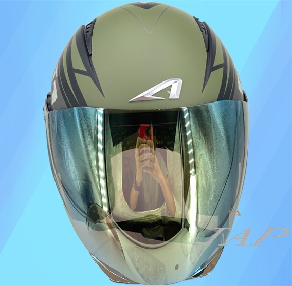 《遠古騎士》ASTONE RST 半罩安全帽專用鏡片 電鍍金