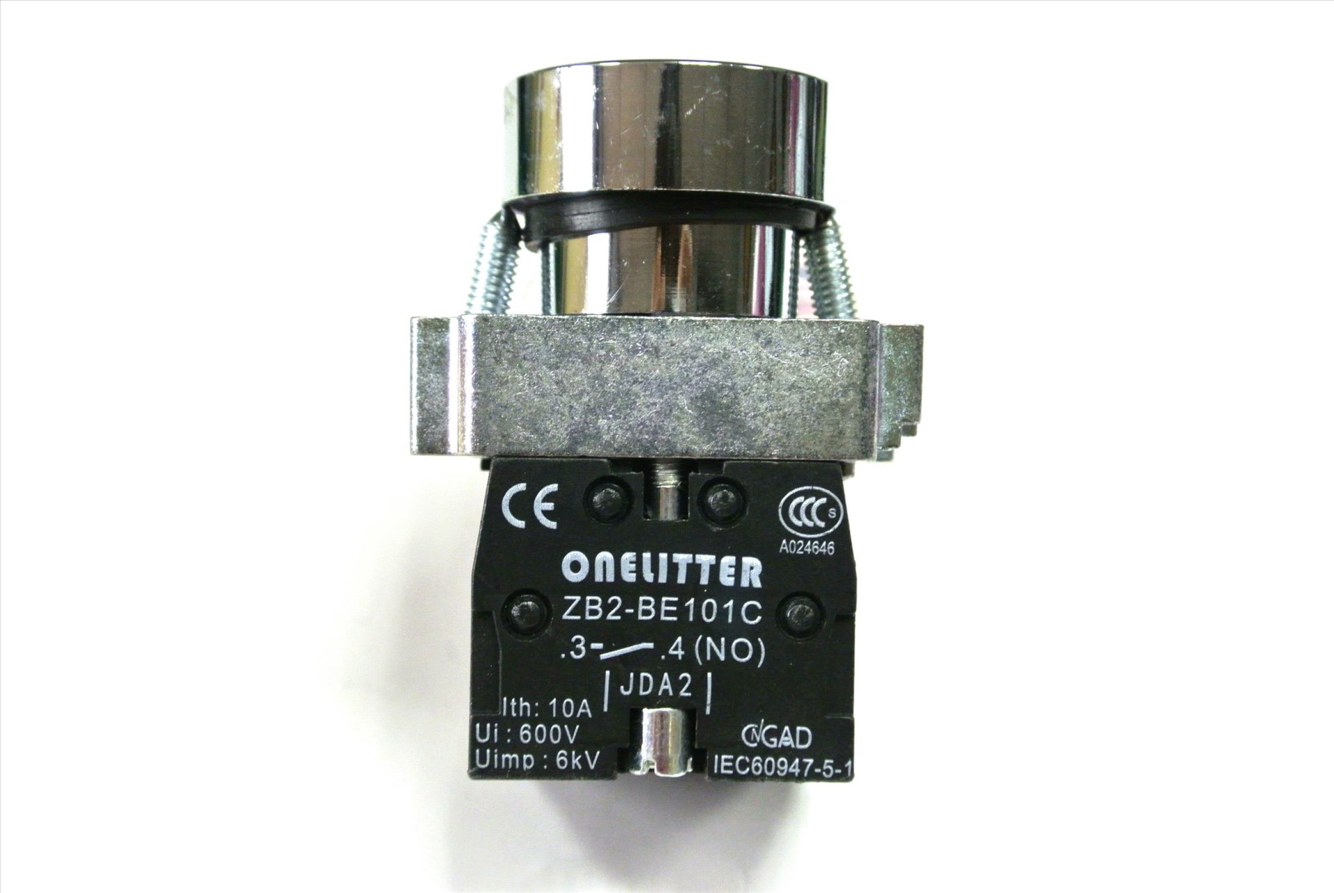 按鈕開關 無段 綠 PB-3