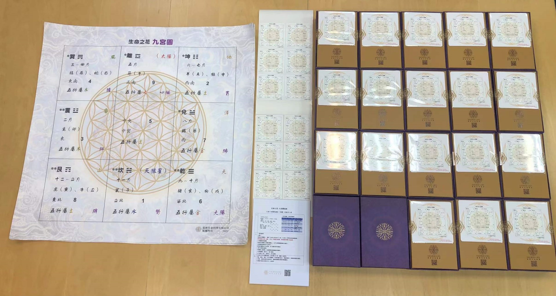 產品不含九宮圖本身