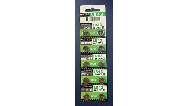 MAXELL LR43鈕扣電池 1.5V