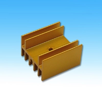 散熱片 小H  中孔 24mmx23mmx16mm