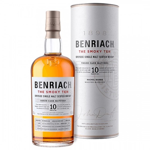 班瑞克煙燻10年單一麥芽威士忌THE BENRIACH 10 Y SMOKY SINGLE MALT SCOTCH WHISKY