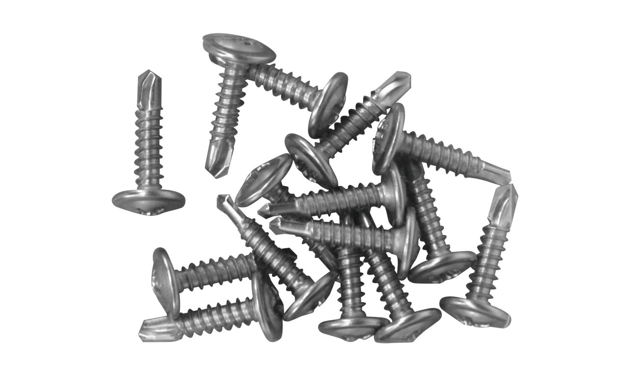 18-923 不鏽鋼大扁鑽尾螺絲8x3/4"   