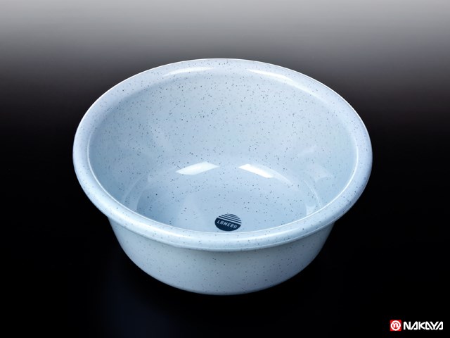 V233-1 Lameru 湯桶(小)-大理石白 4955959223313