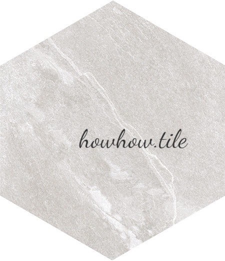 國產耀眼防滑六角磚 素花混搭（30*26cm)*BLT162