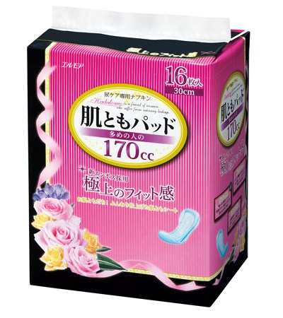 日本一番-失禁衛生棉墊 170cc 多量型 (婦女漏尿專用)