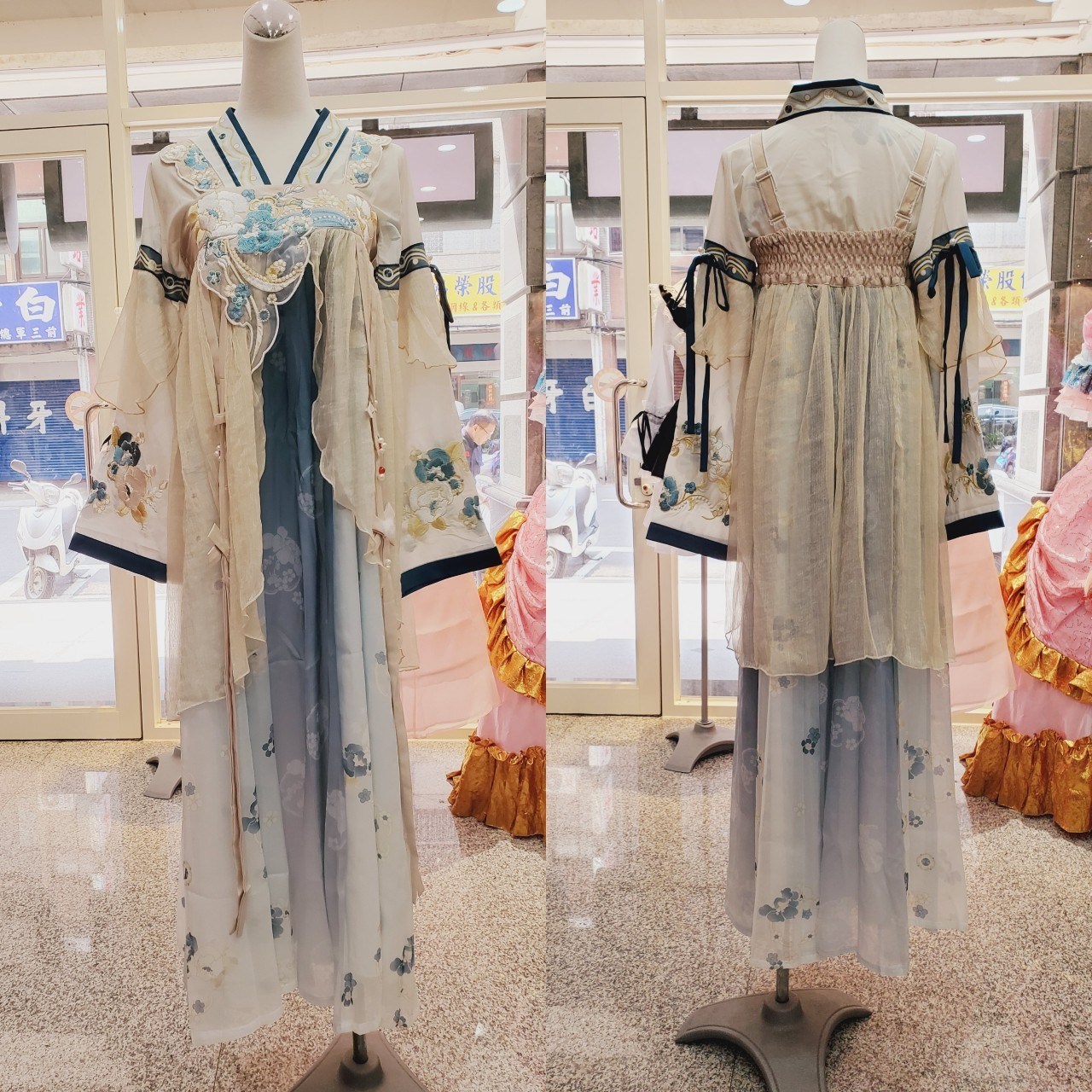 女漢服-藍色