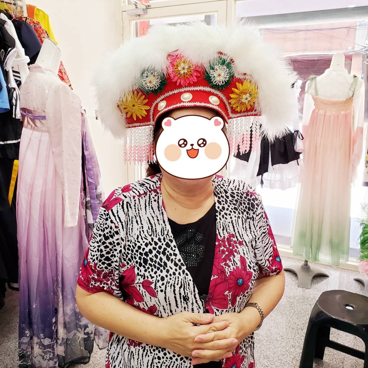 五花公主帽/阿美族花帽/原住民公主帽