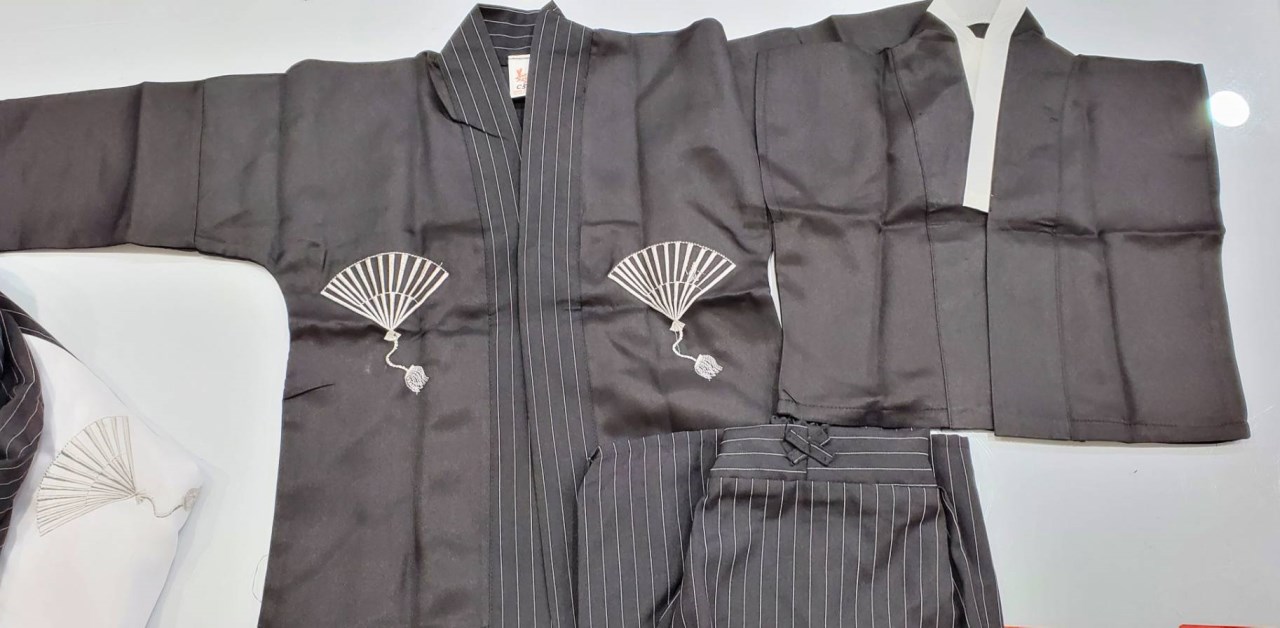 兒童武士服/黑色