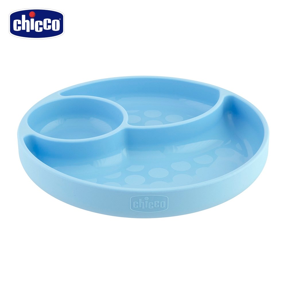 Chicco 矽膠三格吸盤碗
