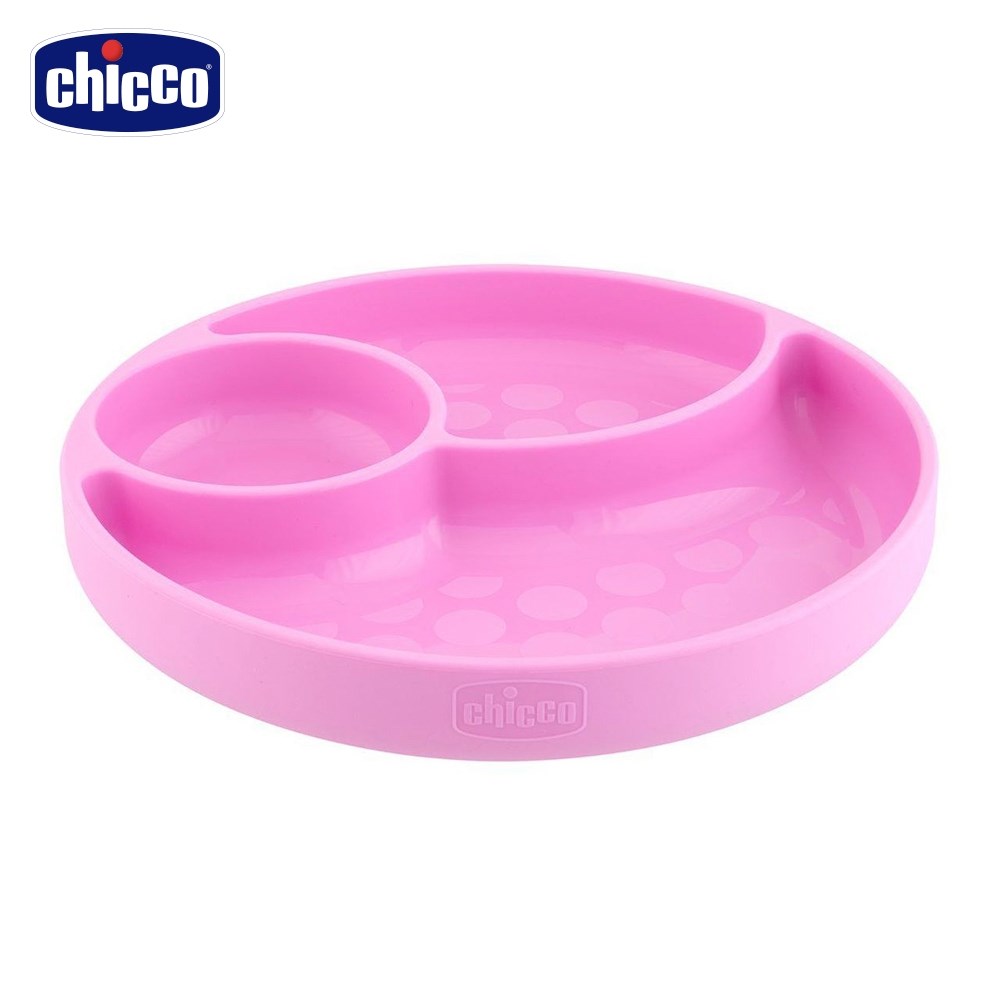 Chicco 矽膠三格吸盤碗