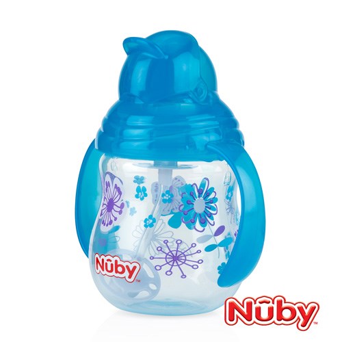 Nuby 卡拉雙耳彈跳吸管杯