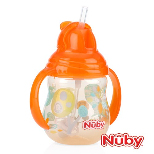 Nuby 卡拉雙耳彈跳吸管杯