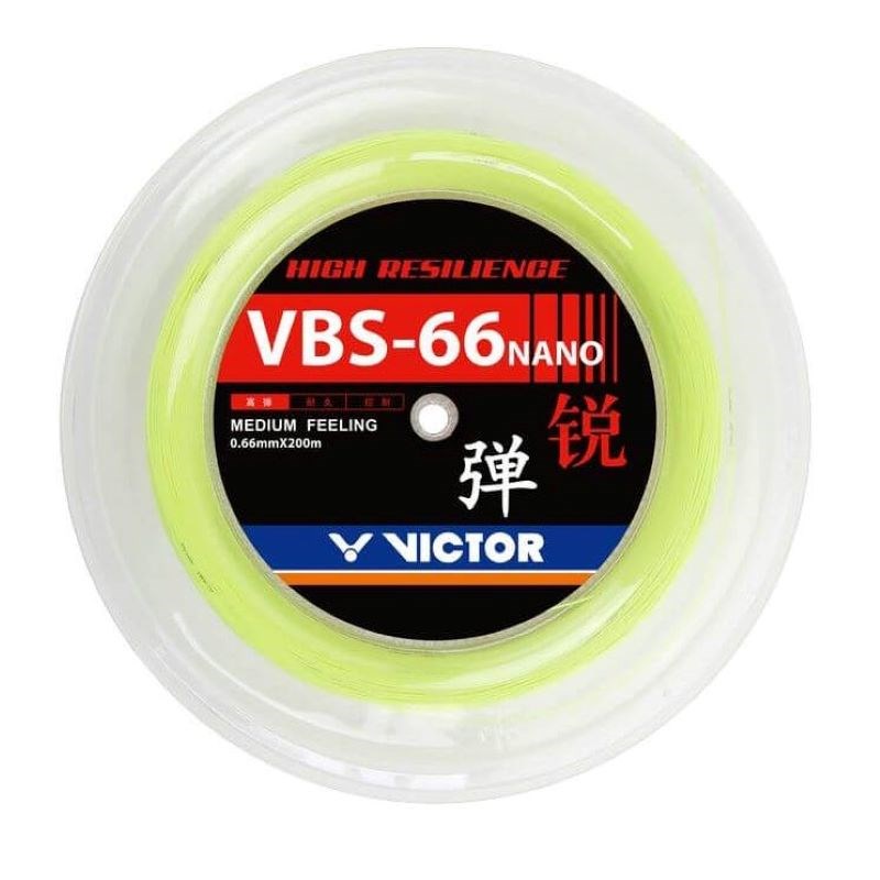 (羽球世家）公司貨 勝利 VICTOR VBS66NANO 大捲線200M VBS66N 高彈系列 小戴御用 日本線