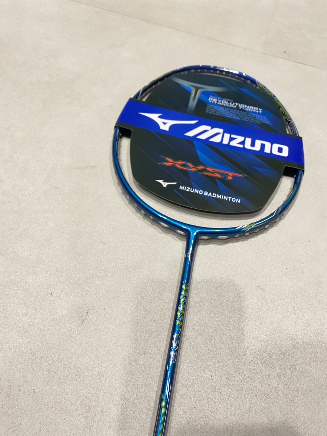 4U (羽球世家）Mizuno 新推出均衡偏微重頭羽球拍 XYST 07 台灣製